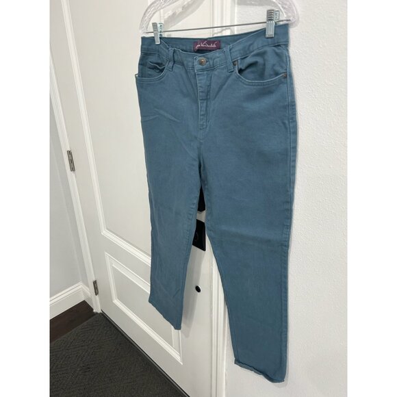 Gloria Vanderbilt Amanda High Rise Tapered Jean Cerulean Tide Sz 14 Classic - Picture 5 of 12